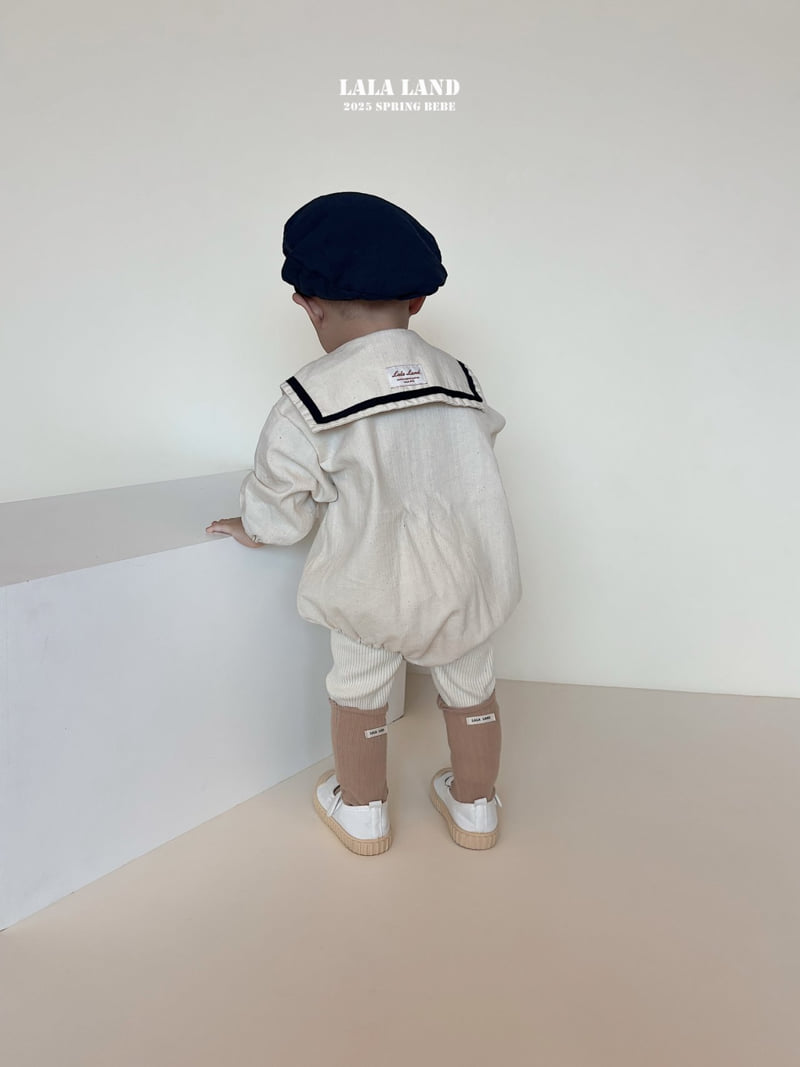 Lalaland - Korean Baby Fashion - #babyoninstagram - Bebe Blue Sailor Suit - 11