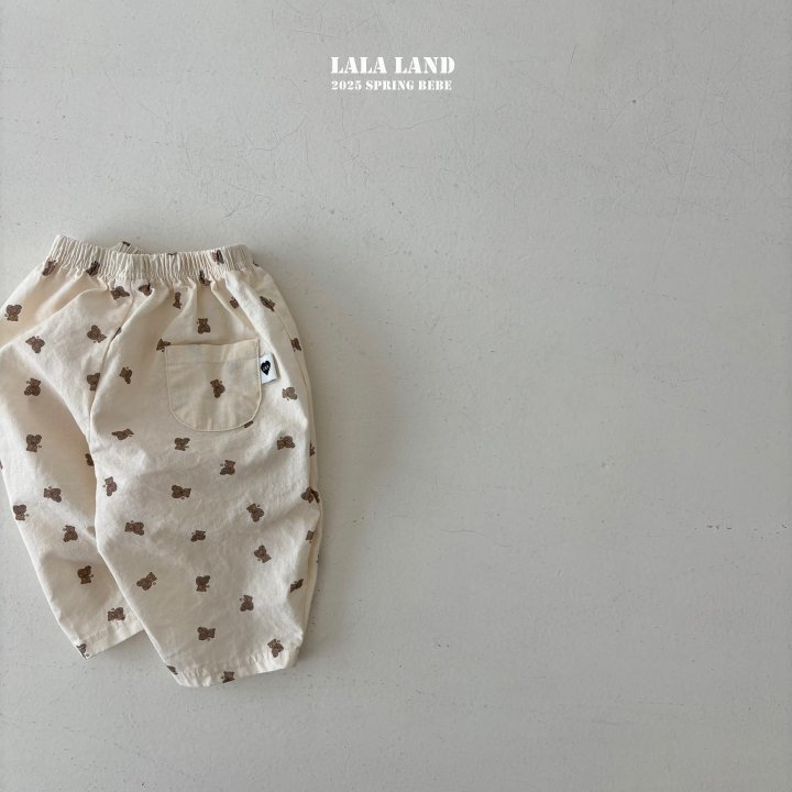 Lalaland - Korean Baby Fashion - #babylifestyle - Bebe Bear Body Pants - 4