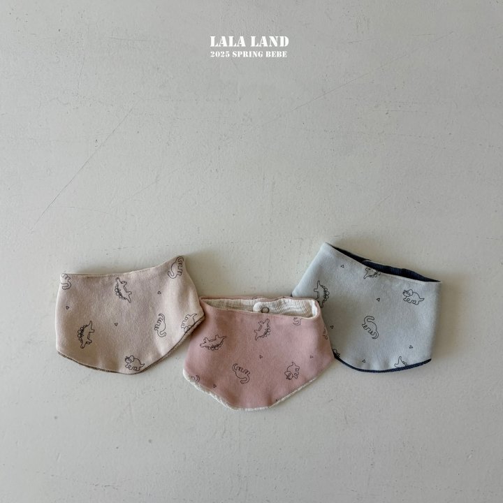 Lalaland - Korean Baby Fashion - #babyoninstagram - Bebe Petit Dino Bib  - 3