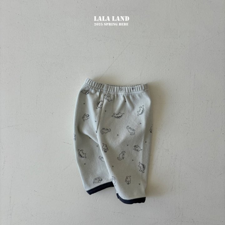 Lalaland - Korean Baby Fashion - #babyoninstagram - Bebe Petit Dino Pants  - 2