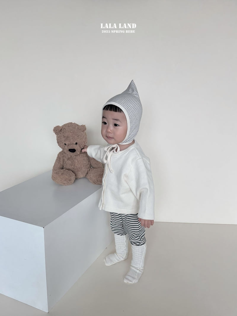 Lalaland - Korean Baby Fashion - #babyootd - Bebe Spring Knit Cardigan - 9