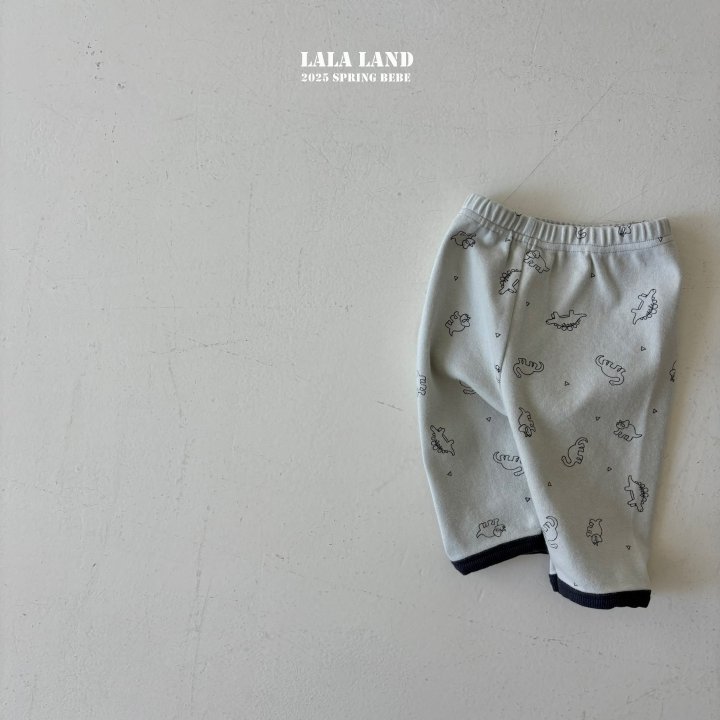 Lalaland - Korean Baby Fashion - #babyootd - Bebe Petit Dino Pants  - 3