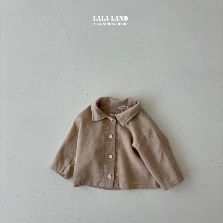 Lalaland - Korean Baby Fashion - #babyootd - Bebe Peach Shirt - 7