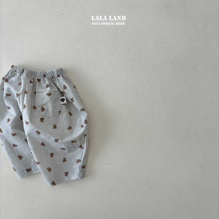Lalaland - Korean Baby Fashion - #babyoutfit - Bebe Bear Body Pants - 7