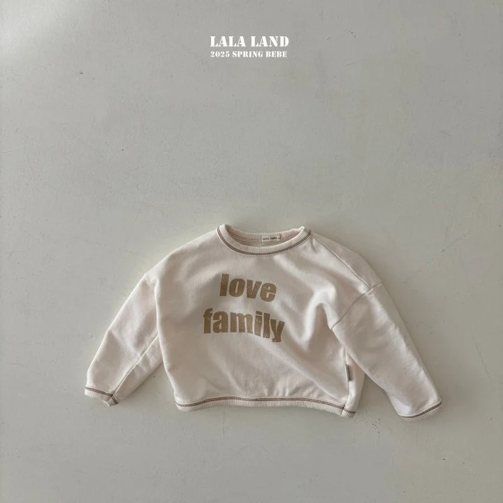 Lalaland - Korean Baby Fashion - #babyoutfit - Bebe Love Stitch Sweatshirts