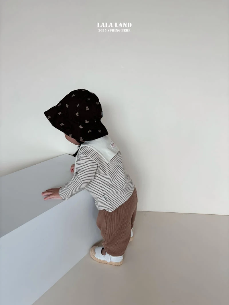 Lalaland - Korean Baby Fashion - #babyoutfit - Bebe Waffle Pants - 11
