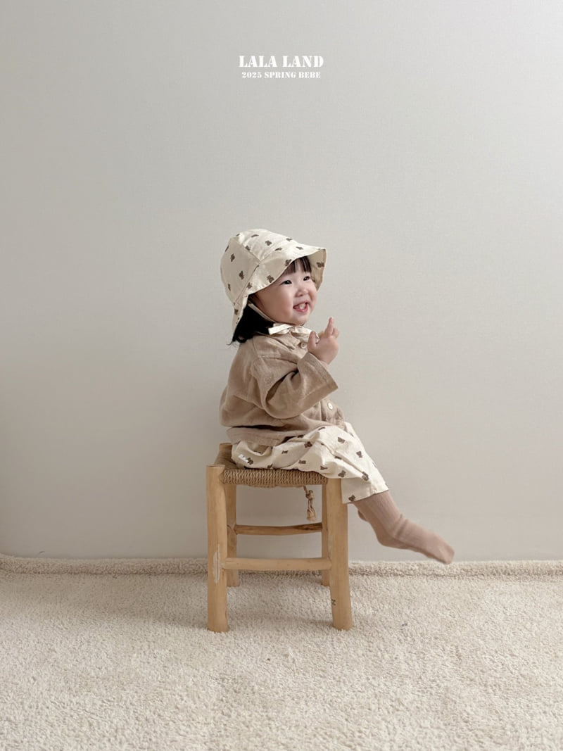 Lalaland - Korean Baby Fashion - #babyoutfit - Bebe Peach Shirt - 9