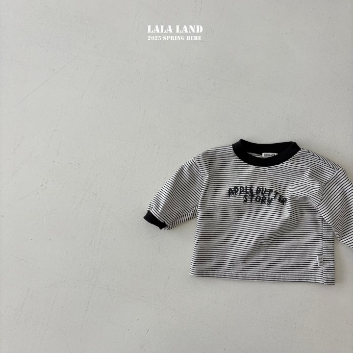 Lalaland - Korean Baby Fashion - #babyoutfit - Bebe Apple Butter Raglan Tee - 5