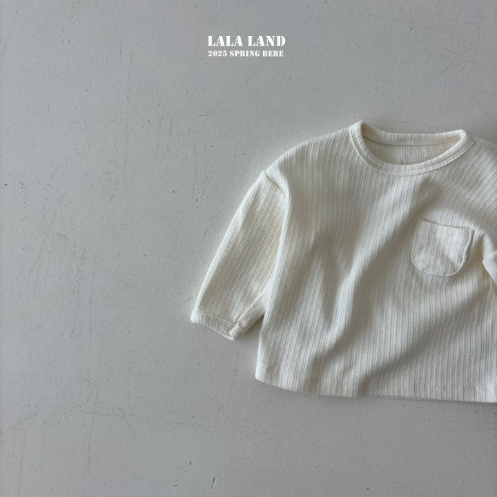 Lalaland - Korean Baby Fashion - #babyoutfit - Bebe Eyelet Stitch Tee - 4