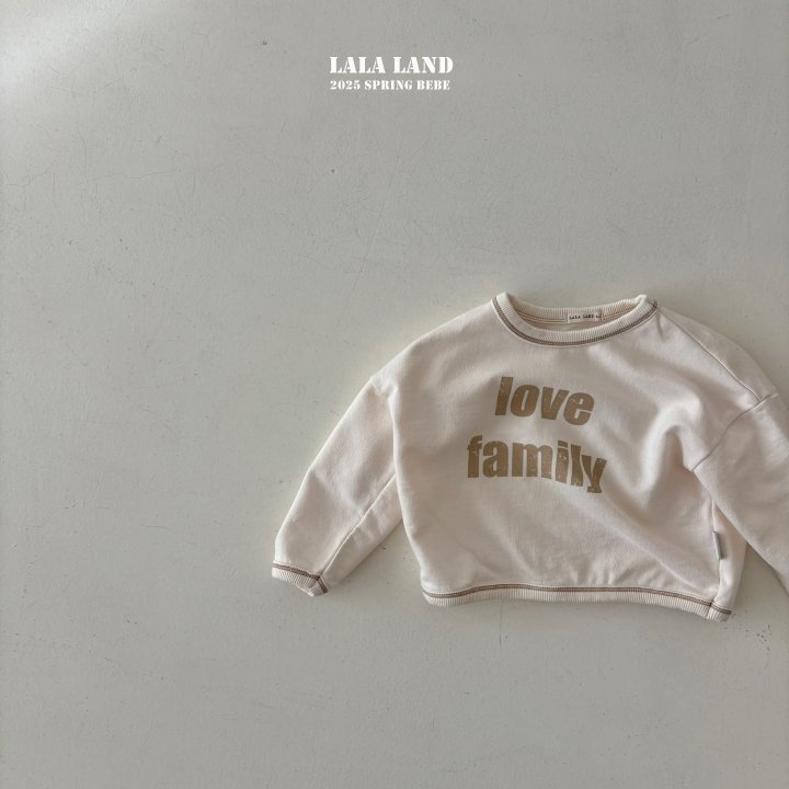 Lalaland - Korean Baby Fashion - #babywear - Bebe Love Stitch Sweatshirts - 2