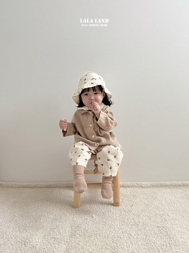 Lalaland - Korean Baby Fashion - #babywear - Bebe Peach Shirt - 10