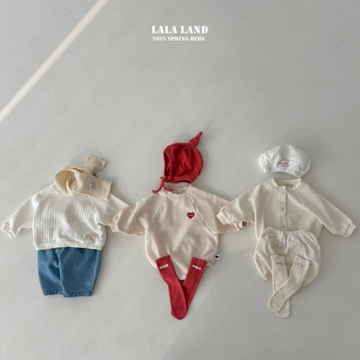 Lalaland - Korean Baby Fashion - #onlinebabyboutique - Bebe Love Heart Suit - 11