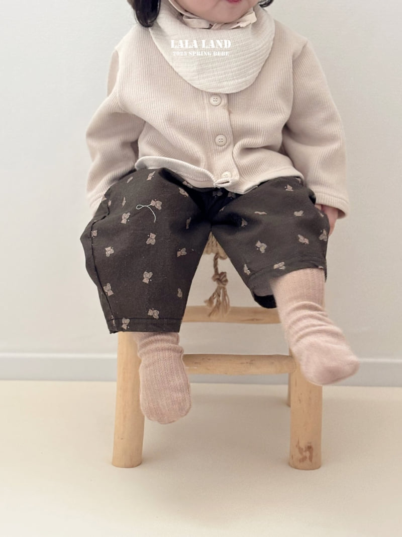 Lalaland - Korean Baby Fashion - #onlinebabyboutique - Bebe Bear Body Pants - 9