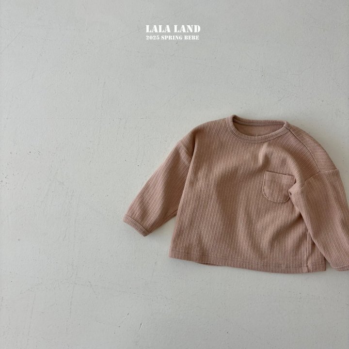 Lalaland - Korean Baby Fashion - #onlinebabyboutique - Bebe Eyelet Stitch Tee - 6