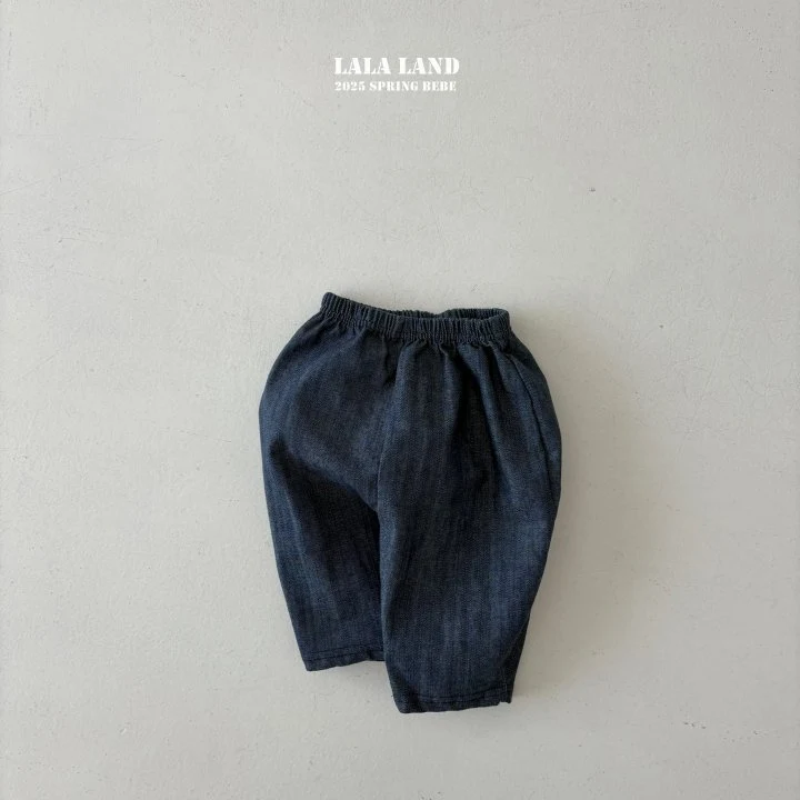 Lalaland - Korean Baby Fashion - #onlinebabyshop - Bebe Pocket Denim Pants  - 4