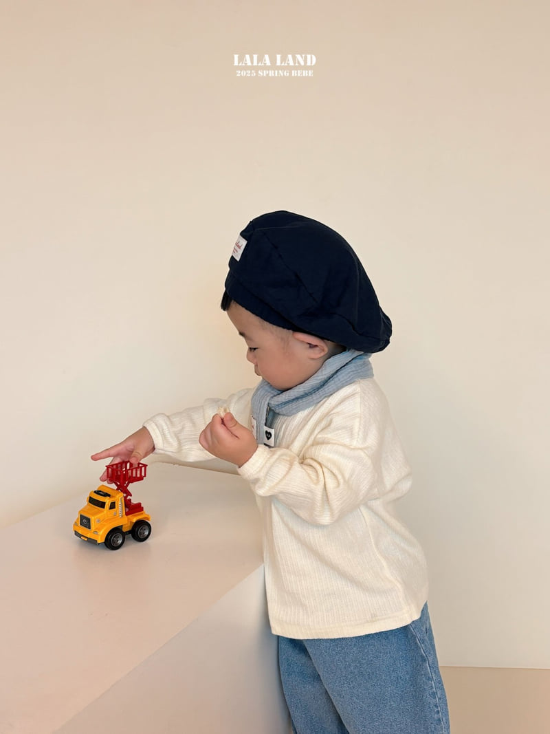 Lalaland - Korean Baby Fashion - #smilingbaby - Bebe Eyelet Stitch Tee - 8