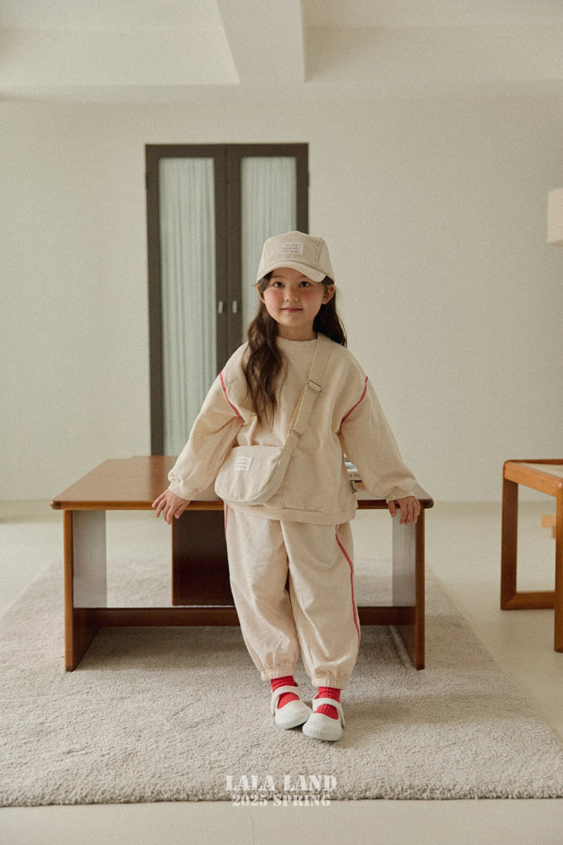 Lalaland - Korean Children Fashion - #Kfashion4kids - New Stitch Jogger Pants - 8