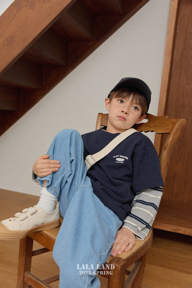 Lalaland - Korean Children Fashion - #Kfashion4kids - Pretzel Layered Tee  - 10