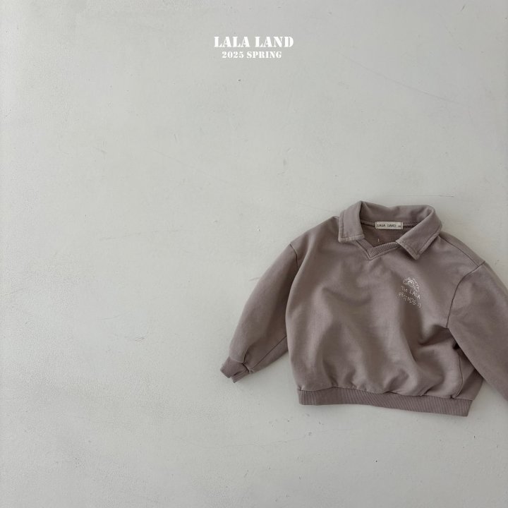 Lalaland - Korean Children Fashion - #Kfashion4kids - Friends Collar Sweatshirts - 6