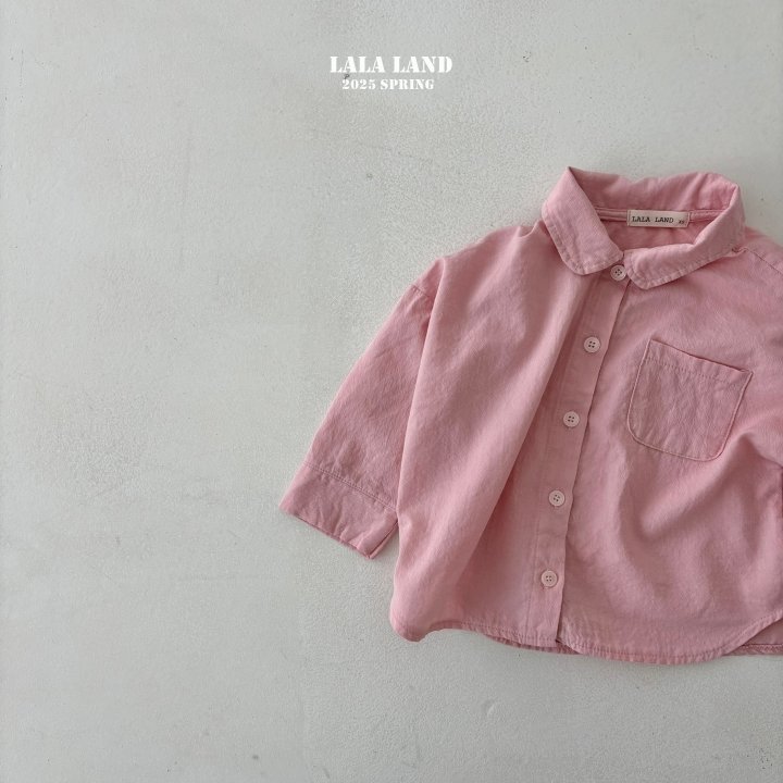 Lalaland - Korean Children Fashion - #Kfashion4kids - Round Collar Shirt - 3