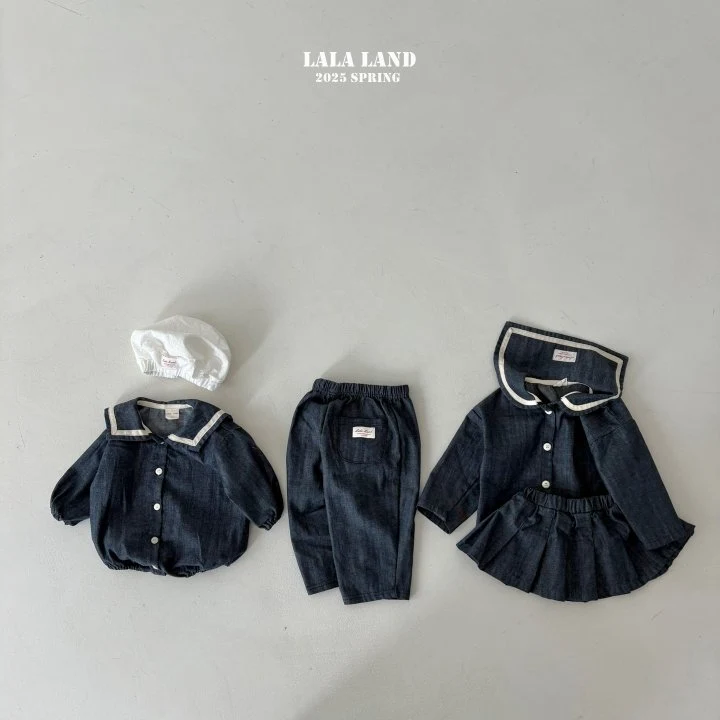 Lalaland - Korean Children Fashion - #childofig - Slub Denim Pants - 6