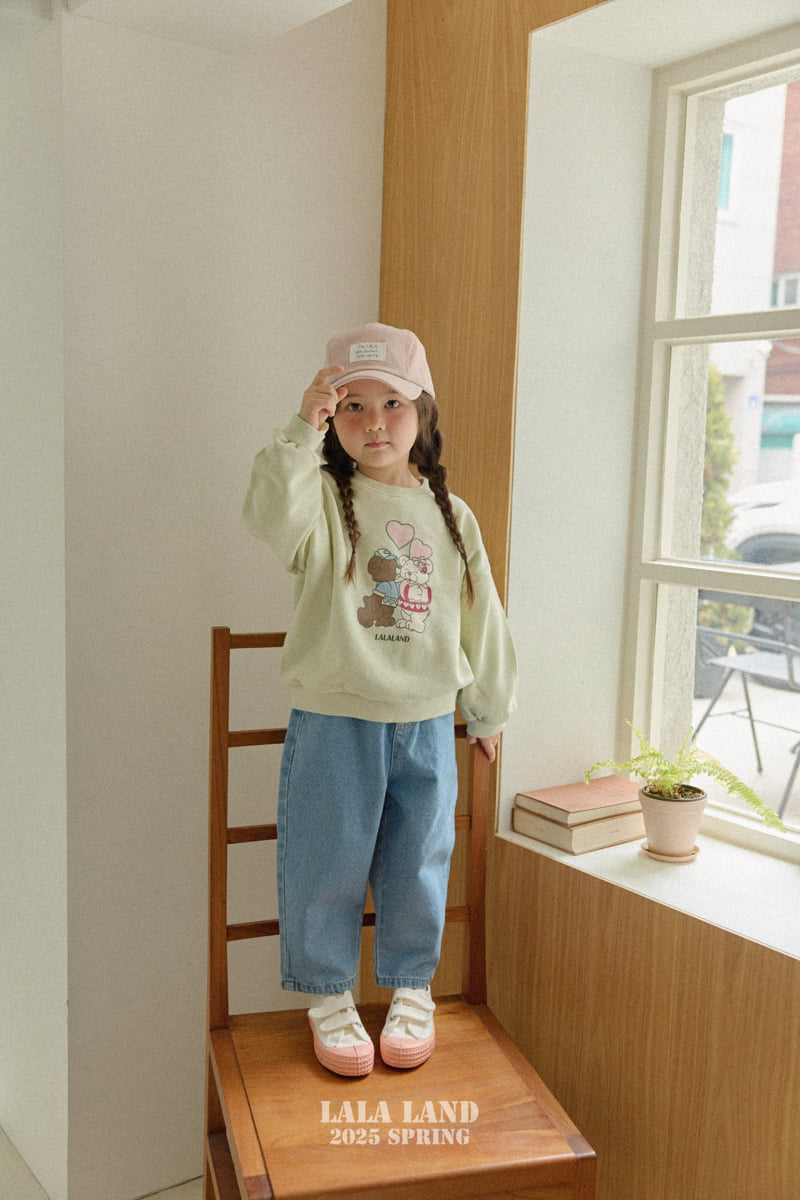 Lalaland - Korean Children Fashion - #childofig - Kiss Bear Sweatshirts - 11