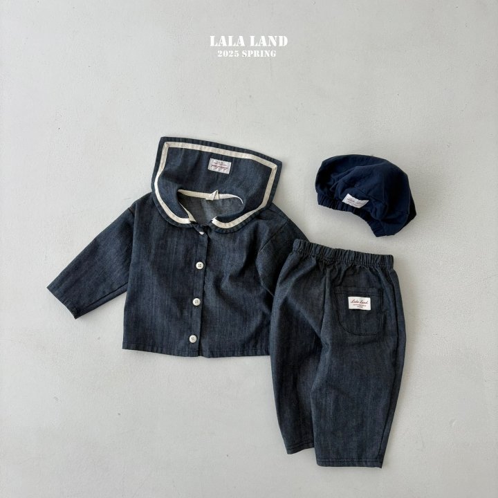 Lalaland - Korean Children Fashion - #childrensboutique - Slub Denim Pants - 7