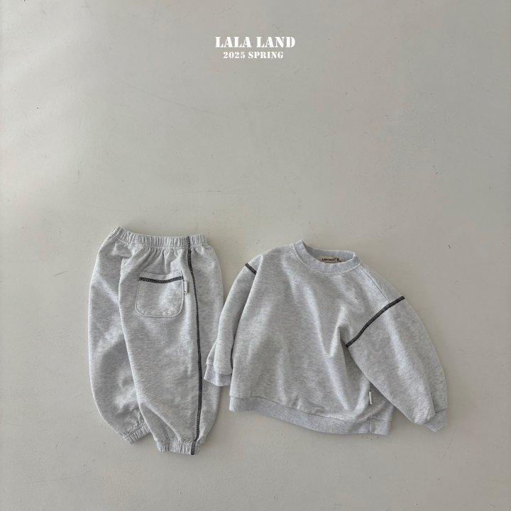 Lalaland - Korean Children Fashion - #designkidswear - New Stitch Jogger Pants - 2