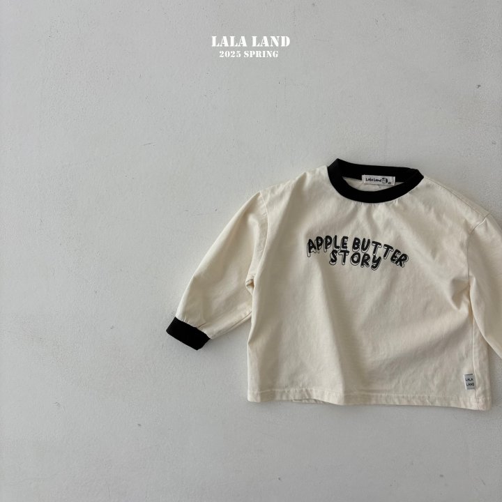 Lalaland - Korean Children Fashion - #designkidswear - Apple Butter Raglan Tee - 2