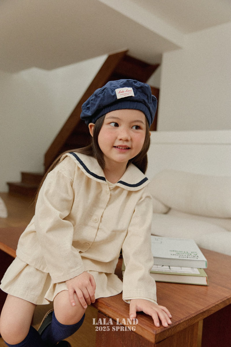 Lalaland - Korean Children Fashion - #discoveringself - Sailor Denim Shirt - 11