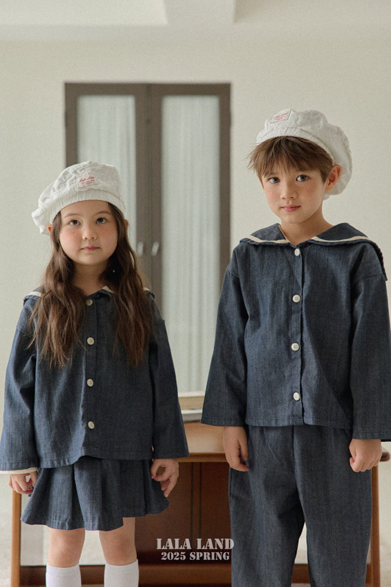 Lalaland - Korean Children Fashion - #discoveringself - Slub Denim Pants - 9