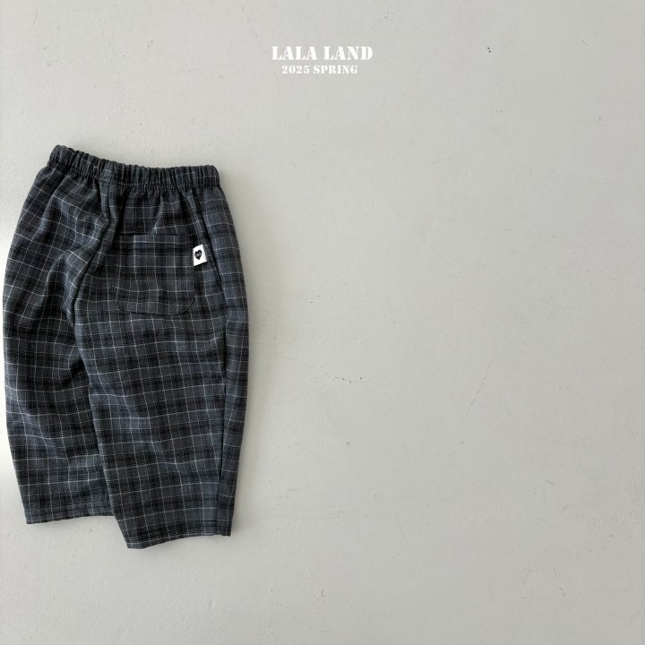 Lalaland - Korean Children Fashion - #discoveringself - Haru Check Pants - 7