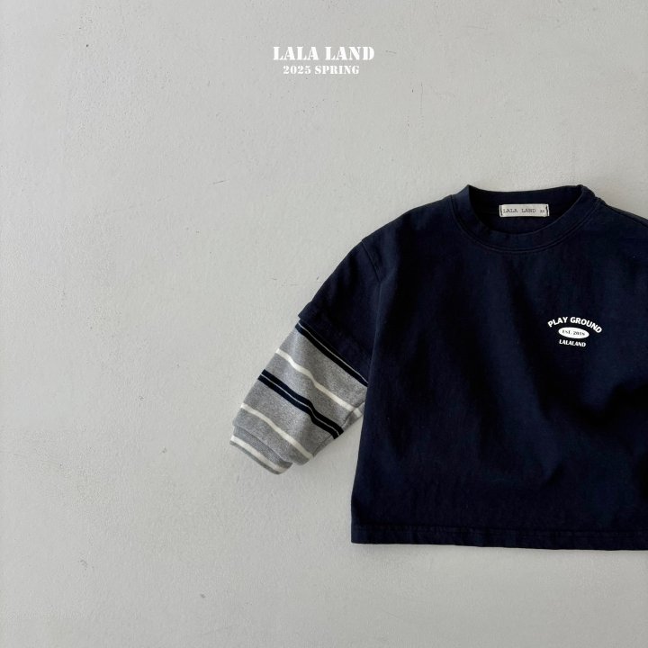 Lalaland - Korean Children Fashion - #fashionkids - Pretzel Layered Tee  - 6