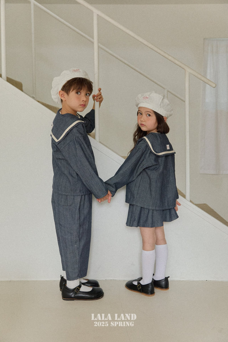 Lalaland - Korean Children Fashion - #kidsshorts - Slub Denim Pants - 11
