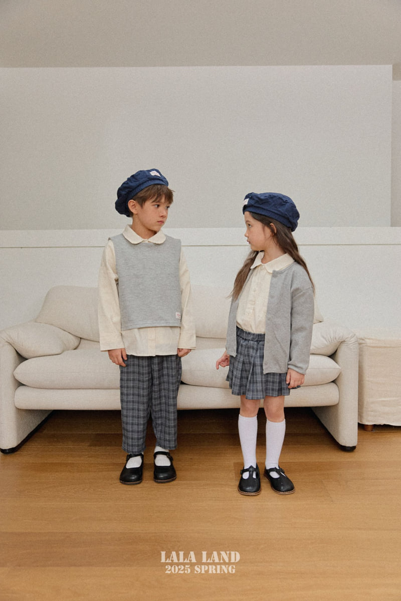 Lalaland - Korean Children Fashion - #kidsshorts - Haru Check Pants - 9