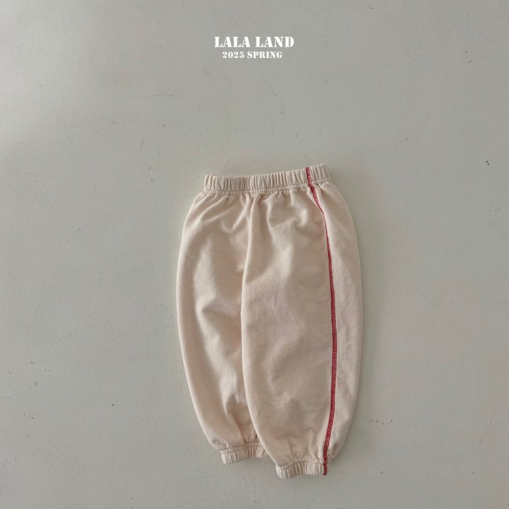 Lalaland - Korean Children Fashion - #kidsshorts - New Stitch Jogger Pants - 5