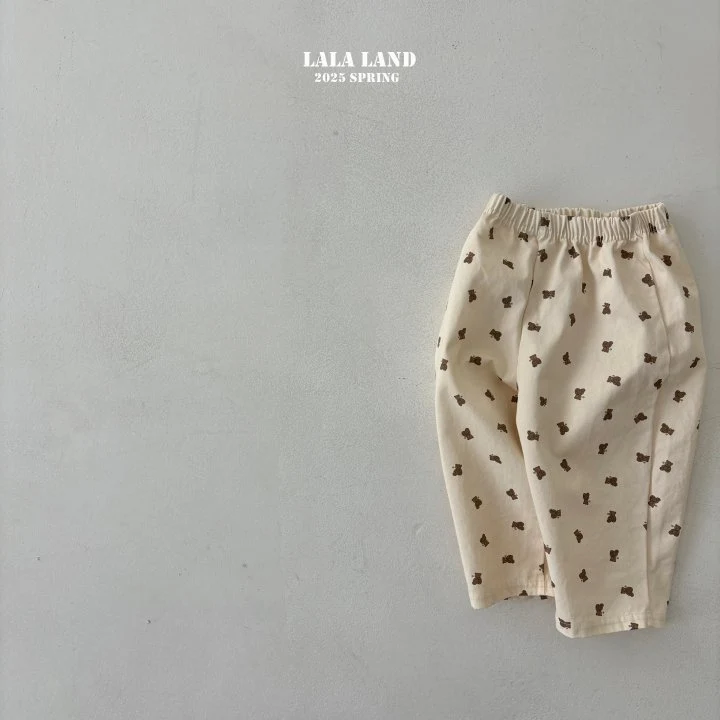 Lalaland - Korean Children Fashion - #kidsshorts - Bear Pants - 2