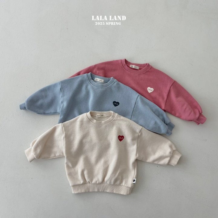 Lalaland - Korean Children Fashion - #kidsshorts - Love Heart Sweatshirts