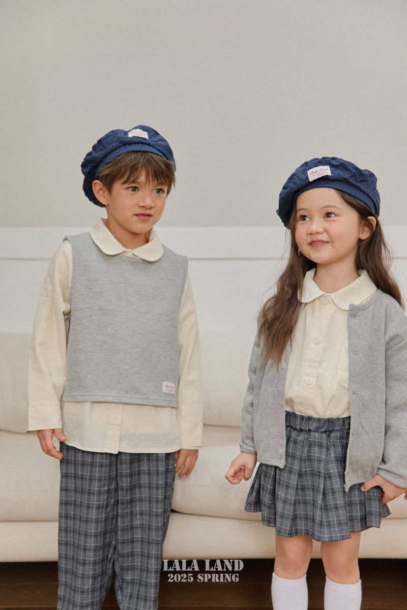 Lalaland - Korean Children Fashion - #kidsstore - Haru Check Pants - 10