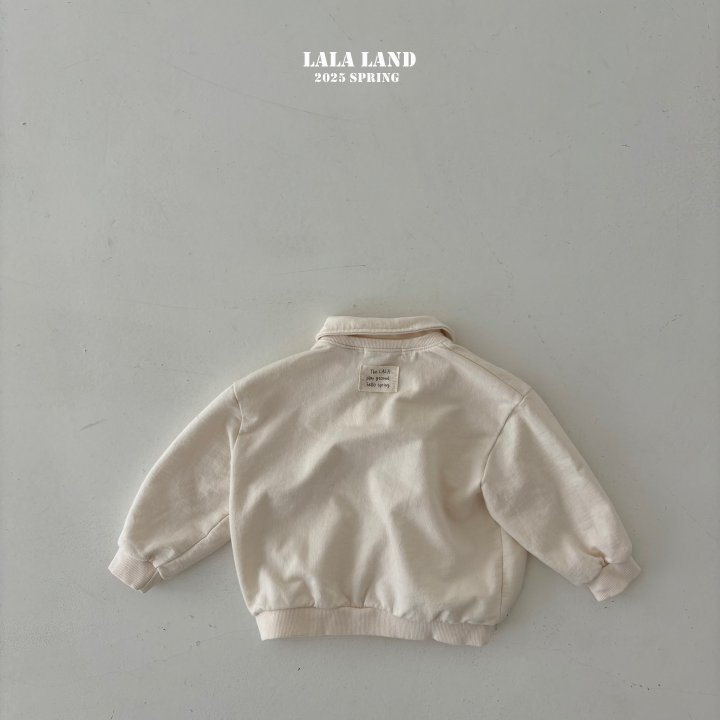 Lalaland - Korean Children Fashion - #kidsshorts - Friends Collar Sweatshirts - 4