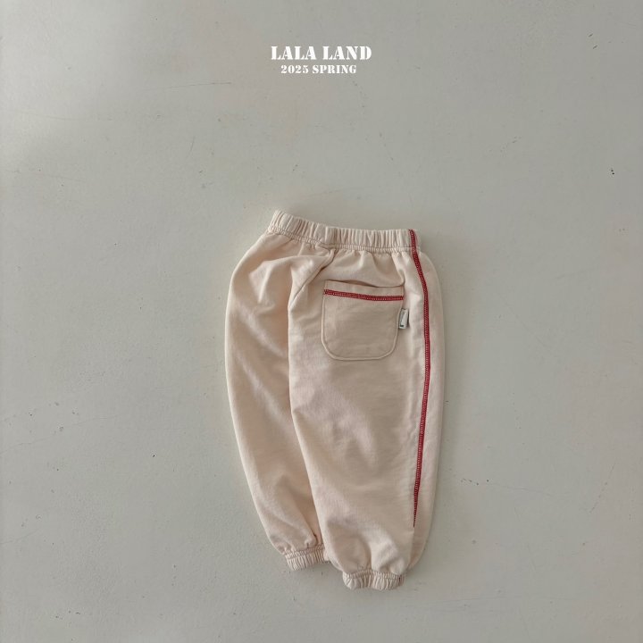 Lalaland - Korean Children Fashion - #kidzfashiontrend - New Stitch Jogger Pants - 7