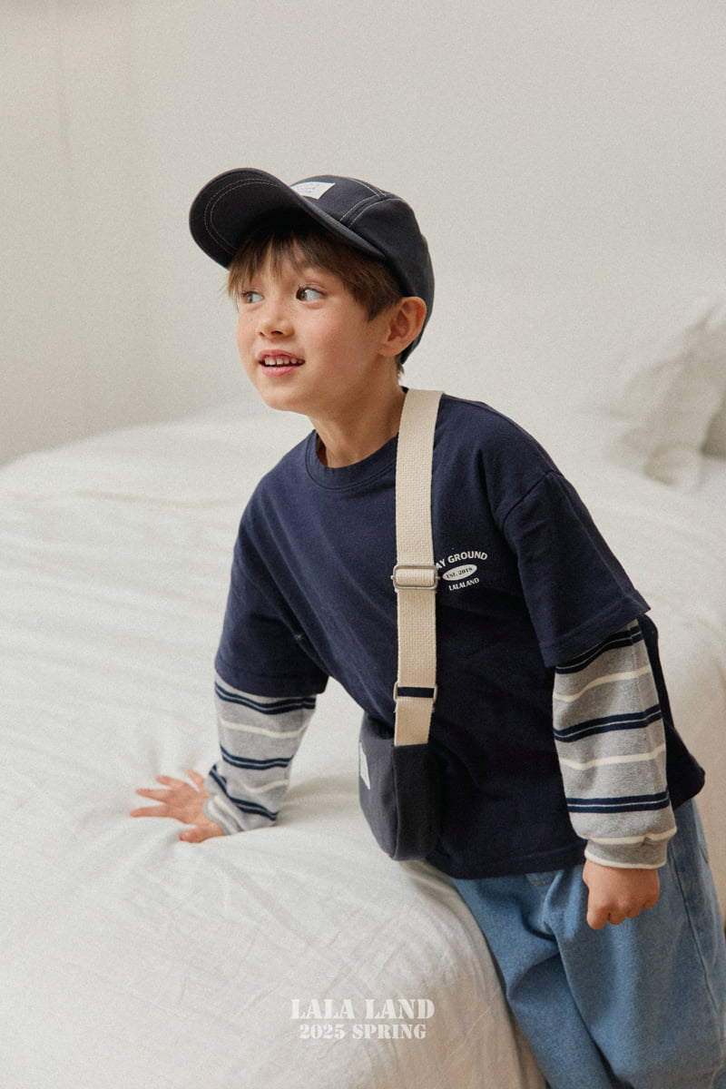Lalaland - Korean Children Fashion - #kidzfashiontrend - Pretzel Layered Tee  - 9