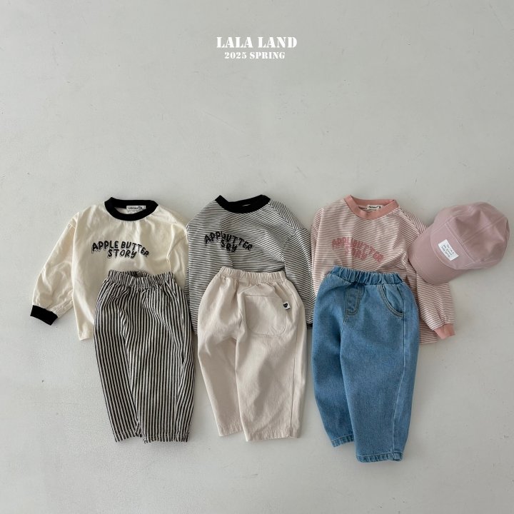 Lalaland - Korean Children Fashion - #kidzfashiontrend - Apple Butter Raglan Tee - 7