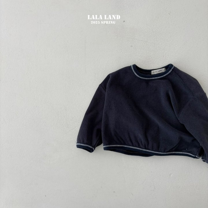 Lalaland - Korean Children Fashion - #kidzfashiontrend - Raglan Stitch Tee - 6