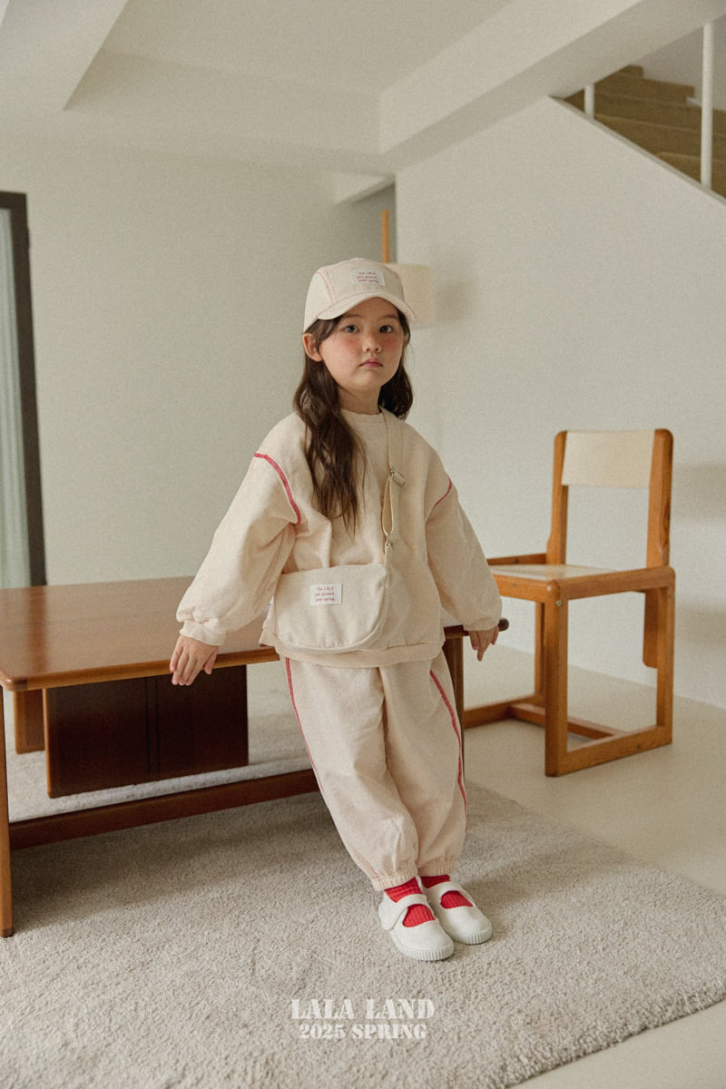 Lalaland - Korean Children Fashion - #littlefashionista - New Stitch Jogger Pants - 9