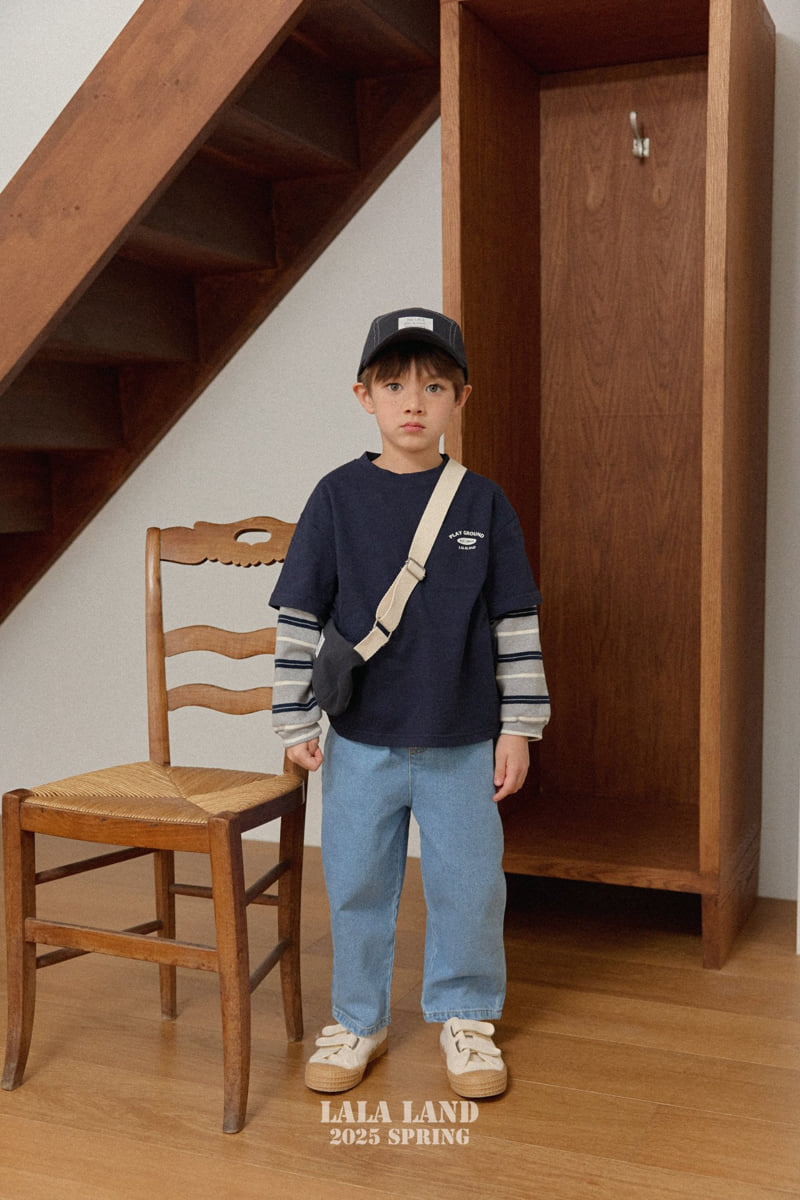 Lalaland - Korean Children Fashion - #littlefashionista - Pretzel Layered Tee  - 11