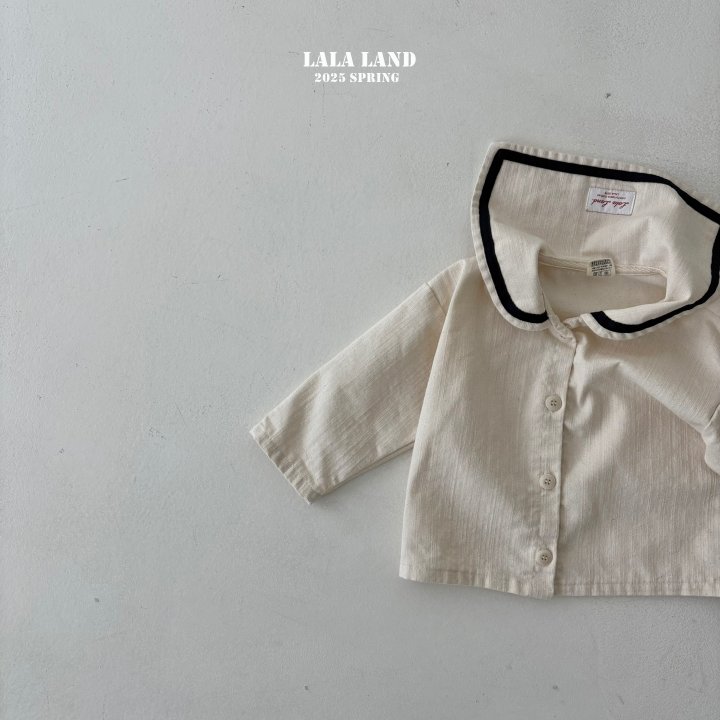 Lalaland - Korean Children Fashion - #magicofchildhood - Sailor Denim Shirt - 2
