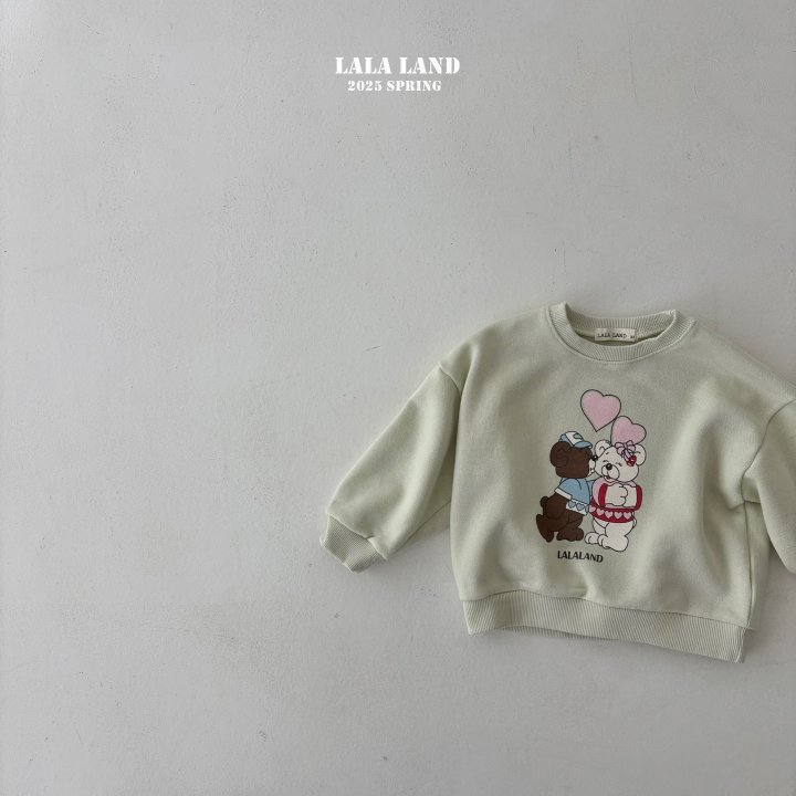 Lalaland - Korean Children Fashion - #magicofchildhood - Kiss Bear Sweatshirts - 5