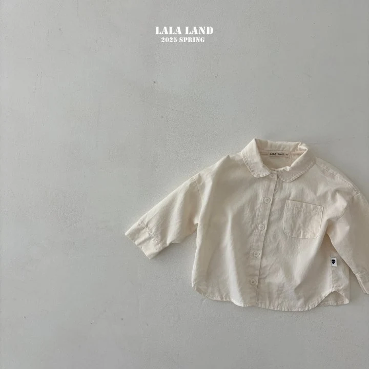 Lalaland - Korean Children Fashion - #magicofchildhood - Round Collar Shirt - 5