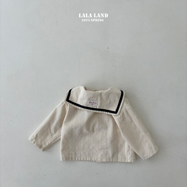 Lalaland - Korean Children Fashion - #minifashionista - Sailor Denim Shirt - 3